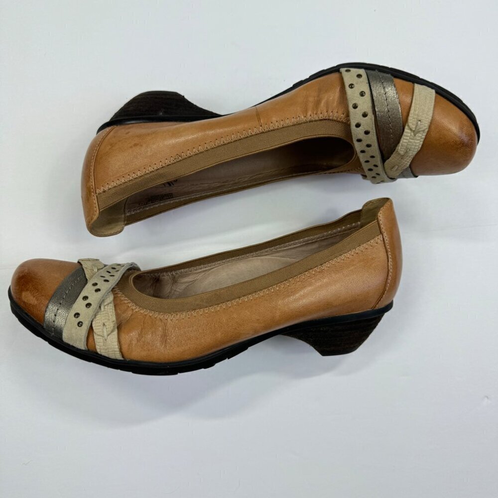 Abeo B.I.O Women’s Shoes Nellie Orthopedic Slip Ons Tan Size 7N Comfort - Picture 9 of 10